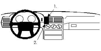ProClip Monteringsbygel Volvo 850 92-97 i gruppen Bilstereo / Hvad passer i min bil / Volvo / Volvo 850 / Volvo 850 1992-1997 hos BRL Electronics (240VOL850PROCL)