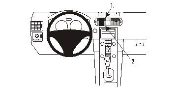 ProClip Monteringsbygel Volvo S40/V50 04-12, Volvo C30 07-15, Volvo C70 06-15 i gruppen Bilstereo / Hvad passer i min bil / Volvo / Volvo V50 / Volvo V50 2004-2012 / Tilbehør hos BRL Electronics (240VOLS4004PROCL)