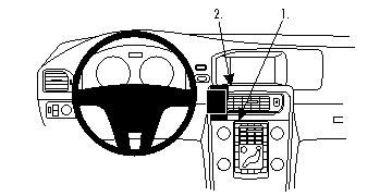 ProClip Monteringsbygel Volvo S60/V60 11-15 i gruppen Bilstereo / Hvad passer i min bil / Volvo / Volvo V60 / Volvo V60 2011-2018 / Övrigt V60 2011-2018 hos BRL Electronics (240VOLS6011PROCL)