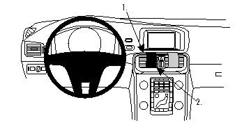 ProClip Monteringsbygel Volvo V40 13-15 i gruppen Bilstereo / Hvad passer i min bil / Volvo / Volvo V40 / Volvo V40 2000-2004 hos BRL Electronics (240VOLV4013PROC)