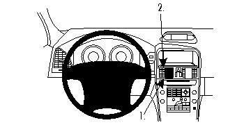 ProClip Monteringsbygel Volvo XC60 09-17 i gruppen Bilstereo / Hvad passer i min bil / Volvo / Volvo XC60 / Volvo XC60 2008-2017 / Øvrigt XC60 2008-2017 hos BRL Electronics (240VOLXC60PROCL)