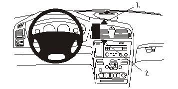 ProClip Monteringsbygel Volvo V70/XC70 00-04 i gruppen Bilstereo / Hvad passer i min bil / Volvo / Volvo XC70 / Volvo XC70 2000-2004 / Øvrigt XC70 2000-2004 hos BRL Electronics (240VOLXC7000PROC)