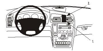 ProClip Monteringsbygel Volvo S60/V70/XC70 00-10 i gruppen Bilstereo / Hvad passer i min bil / Volvo / Volvo XC70 / Volvo XC70 2004-2007 / Øvrigt XC70 2004-2007 hos BRL Electronics (240VOLXC7005PROC)