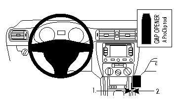 ProClip Monteringsbygel Volkswagen Jetta 11-15 i gruppen Bilstereo / Hvad passer i min bil / Volkswagen / Jetta / Jetta/Vento 2010-2015 hos BRL Electronics (240VWJET11PROC)