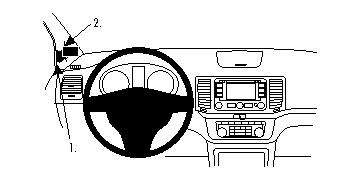 ProClip Monteringsbygel Volkswagen Sharan 11-15 i gruppen Bilstereo / Hvad passer i min bil / Volkswagen / Sharan / Sharan 2004-2010 hos BRL Electronics (240VWSHA11PROC)