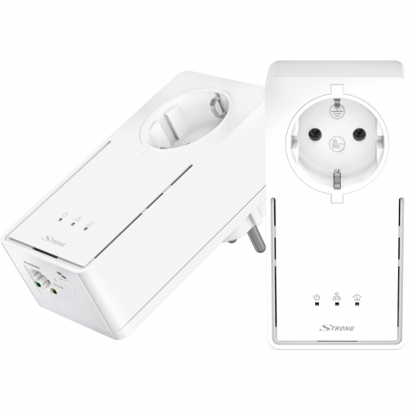 Strong Powerline 2000 Kit, 2-pack i gruppen Hjemmestereo / Tilbehør / Netværk hos BRL Electronics (260PL2000DUO)