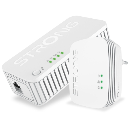 Strong POWERLWF1000DUOMINI, Powerline Wi-Fi 1000 Kit Mini i gruppen Nyheder hos BRL (260POWERLWF1000DUOMINI)