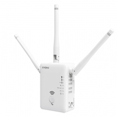 Strong Dual Band WiFi-Repeater 750 Mbit/s i gruppen Hjemmestereo / Tilbehør / Netværk hos BRL Electronics (260R750V2)