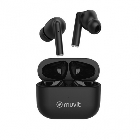 Muvit Feeling trådlösa in-ear hörlurar, svart i gruppen Hjemmestereo / Hovedtelefoner / In-Ear hos BRL Electronics (261MCTWS3239)