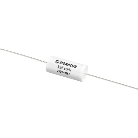 Monacor MKTA-30 MKT-film-kondensator, 3.0 µF, 250 V i gruppen Hjemmestereo / Tilbehør / Komponenter hos BRL (290MKTA30)