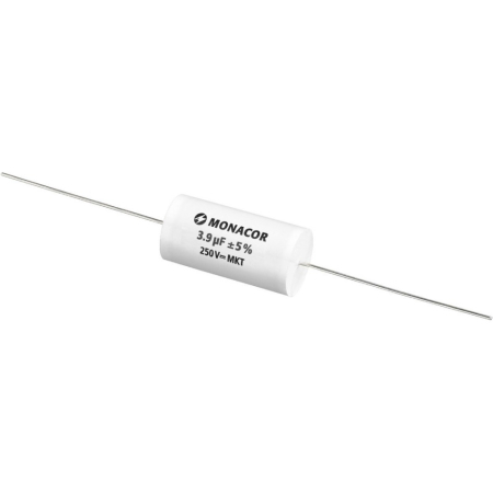 Monacor MKTA-39 MKT-kondensator 3.9 µF, 250 V i gruppen Hjemmestereo / Tilbehør / Komponenter hos BRL (290MKTA39)