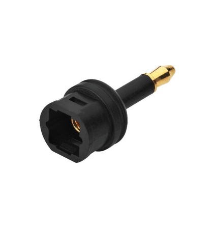 Monacor OLA-35T optisk adapter, Toslink hun til mini-Toslink han i gruppen Hjemmestereo / Kabler / Forskellige kabler og adaptere hos BRL (290OLA35T)