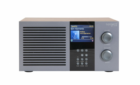 Tangent Radio Tre allt-i-ett-system med Bluetooth, DAB+ & mer, valnöt i gruppen Hjemmestereo / Højttalere / WiFi-højttalere hos BRL (300TANRADTREWN)