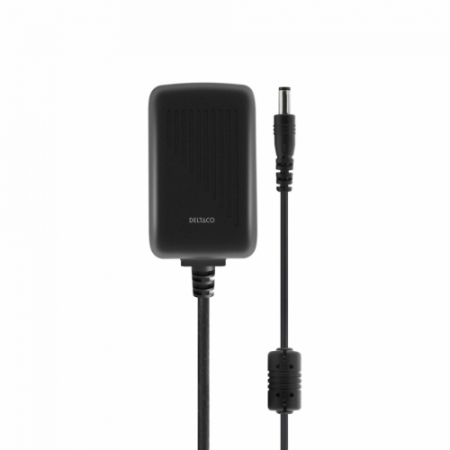 Deltaco PS12-10B strømadapter 12V DC/1A i gruppen Hjemmestereo / Kabler / Strømkabel hos BRL (310PS1210B)