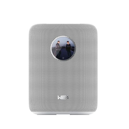 WiiM Sound smart højttaler med skærm, hvid i gruppen Nyheder hos BRL (312WIIMSOUNDW)