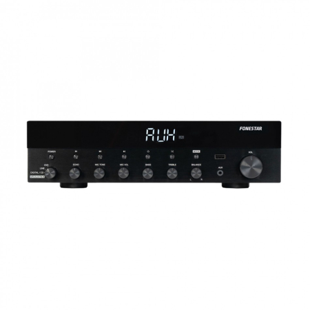 Fonestar AS-6060, stereoforstærker med Bluetooth og mikrofonindgange i gruppen Hjemmestereo / Forstærker / Stereoforstærker hos BRL (314AS6060)