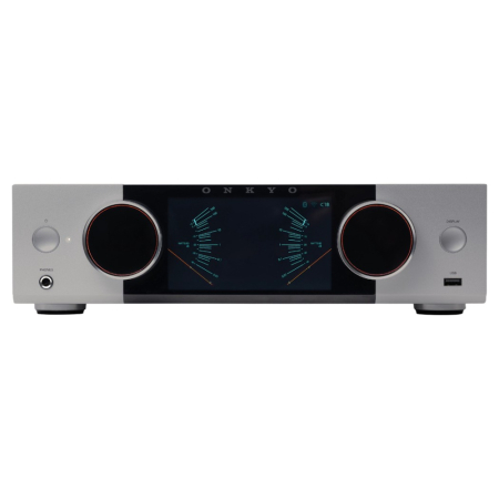 Onkyo Muse Y-50 streaming-forstærker, sølv i gruppen Hjemmestereo / Forstærker / Stereoforstærker hos BRL (350Y50S)