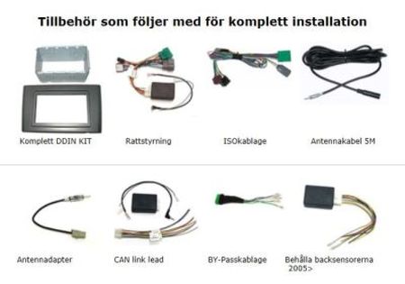 Volvo XC90, installationskit i gruppen Bilstereo / Hvad passer i min bil / Volvo / Volvo XC90 / Volvo XC90 2003-2014 hos BRL Electronics (400FKSXC90)