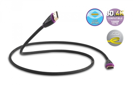 Qed Profile Eflex HDMI-kabel i gruppen Hjemmestereo / Kabler / HDMI hos BRL Electronics (400QE27EFLEX)