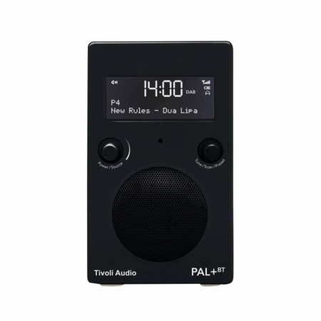 Tivoli Audio PAL+ BT (gen. 2), DAB/FM-radio med Bluetooth, svart i gruppen Pakkeløsninger / Pakker til hjemmet / Mikroanlæg hos BRL Electronics (404TAPPBTG2B)