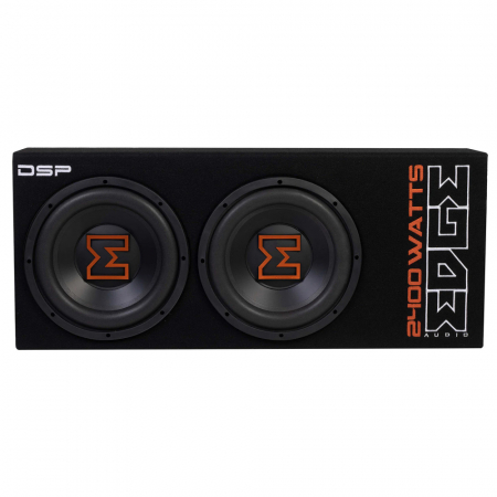 EDGE EDBX12TADSP-E3, aktiv portet 2x12 tommer basboks 800W RMS i gruppen Bilstereo / Bas / Aktiv subwoofer hos BRL Electronics (405EDBX12TADSPE3)