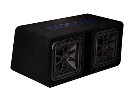 Kicker Solo-Baric L7S DL7S122, portet baskasse med to 12-tommers enheder, 2 ohm i gruppen Bilstereo / Bas / Passiv subwoofer hos BRL (41044DL7S122)