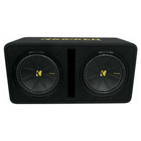 Kicker CompC DCWC122, basrefleksbasboks 2x12 tommer, 2 ohm i gruppen Bilstereo / Bas / Passiv subwoofer hos BRL (41050DCWC122)