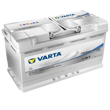 Varta Dual Purpose AGM 850A 95Ah, startbatteri i gruppen Bilstereo / Tilbehør / Batterier hos BRL Electronics (418840095085V)