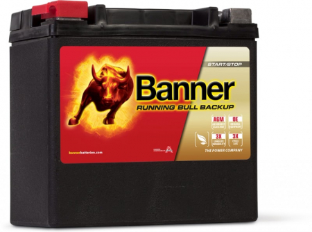 Banner Running Bull BackUp 200A 12Ah i gruppen Bilstereo / Tilbehør / Batterier hos BRL Electronics (420BANNER514)
