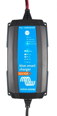 Victron Blue Smart IP65 batteriladdare 10A, 12v i gruppen Bilstereo / Tilbehør / Batteriopladere hos BRL Electronics (421VBSIP651210)
