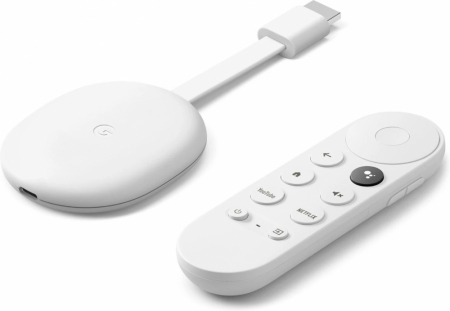 Google Chromecast (4:e generationen) med Google TV i gruppen Hjemmestereo / TV & Projektor / Medieafspillere hos BRL Electronics (4501024806)
