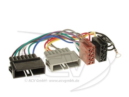ACV ISO-adapter Chrysler/Dodge/Jeep, 7-ben i gruppen Bilstereo / Hvad passer i min bil / Chrysler, Dodge & Jeep / Kabler / Antenne hos BRL Electronics (700103002)