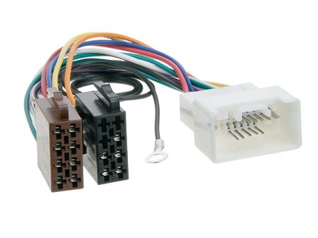 ISO-kontakt Citroen, Mitsubishi med 20-pin, Peugeot 4007 07- i gruppen Bilstereo / Hvad passer i min bil / Mitsubishi / Pajero hos BRL Electronics (700120202)