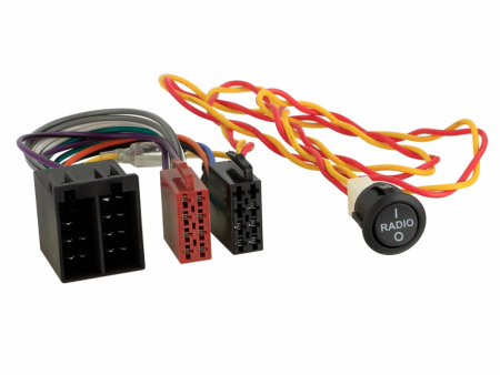 ISO- till ISO-adapter med strömbrytare i gruppen Bilstereo / Hvad passer i min bil / Fiat / Ducato hos BRL Electronics (7001230600)