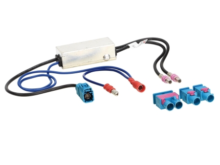 Antenneadapter Fakra(m) til Fakra(f), 12V i gruppen Bilstereo / Hvad passer i min bil / Audi / Audi A4 / Audi A4 2004-2008 / Udskift radioen / Original 2DIN hos BRL (700152428)
