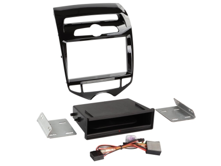 2-DIN Monteringsramme Hyundai IX20, Piano sort i gruppen Bilstereo / Hvad passer i min bil / Hyundai / i20 / i20 2015-2020 hos BRL (7002411432211)