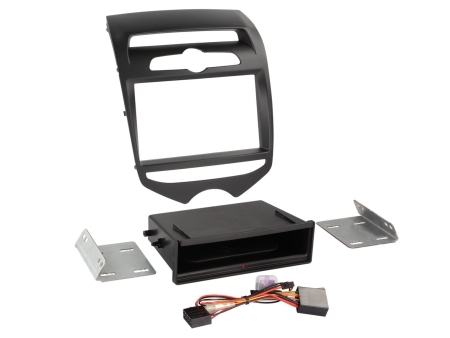 2-DIN frontplade INBAY® Hyundai IX20, mat sort i gruppen Bilstereo / Hvad passer i min bil / Hyundai / i20 / i20 2015-2020 hos BRL (7002411432222)
