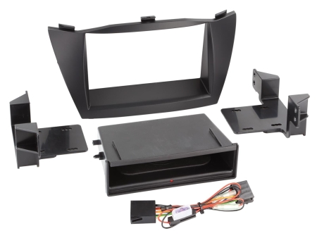 2-DIN Monteringsramme INBAY Hyundai IX35, sort i gruppen Bilstereo / Hvad passer i min bil / Hyundai / Tucson / Tucson 2010-2015 hos BRL (70024114335)