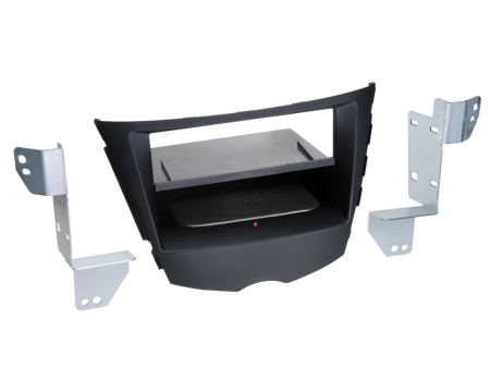 Facia-ramsats 2-DIN Hyundai Veloster, sort i gruppen Bilstereo / Hvad passer i min bil / Hyundai / Veloster / Veloster 2011- hos BRL (70024114341)