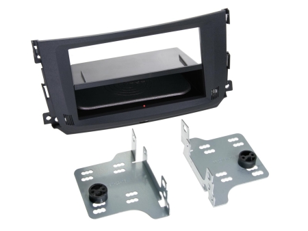 1-DIN facia plade Smart ForTwo, sort i gruppen Bilstereo / Hvad passer i min bil / Smart hos BRL (70024119029)