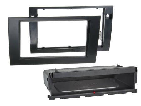 Monteringsramme 2-DIN Audi A4/Seat Exeo, sort i gruppen Bilstereo / Hvad passer i min bil / Audi / Audi A4 / Audi A4 2004-2008 / Udskift radioen / Original 2DIN hos BRL (700241320121)
