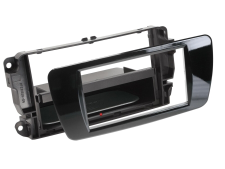 Monteringsramme 1/2-DIN INBAY® Seat Ibiza, pianolakeret sort i gruppen Bilstereo / Hvad passer i min bil / Seat / Ibiza / Ibiza 2009-2015 hos BRL (700241328065)