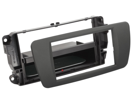 Facia-plade 2-DIN INBAY Seat Ibiza, tuam grå i gruppen Bilstereo / Hvad passer i min bil / Seat / Ibiza / Ibiza 2009-2015 hos BRL (700241328066)