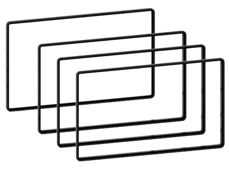 Afstandsramme 2-DIN 2,5 mm/3 mm i gruppen Bilstereo / Tilbehør / Monteringstilbehør hos BRL Electronics (70027100013)