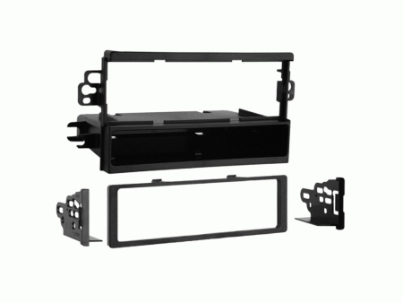 Monteringsramme 1-DIN med opbevaringsrum, sort i gruppen Bilstereo / Hvad passer i min bil / Suzuki / Grand Vitara / Grand Vitara 1998-2006 hos BRL (700281087131)