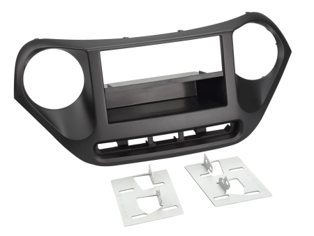 Monteringsramme 2-DIN med opbevaringsrum Hyundai I10 2013-2019 i gruppen Bilstereo / Hvad passer i min bil / Hyundai / I10 / i10 2014-2020 hos BRL (700281143131)