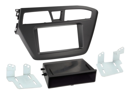 Monteringsramme 2-DIN Hyundai i20, med opbevaringsrum i gruppen Bilstereo / Hvad passer i min bil / Hyundai / i20 / i20 2015-2020 hos BRL (700281143271)