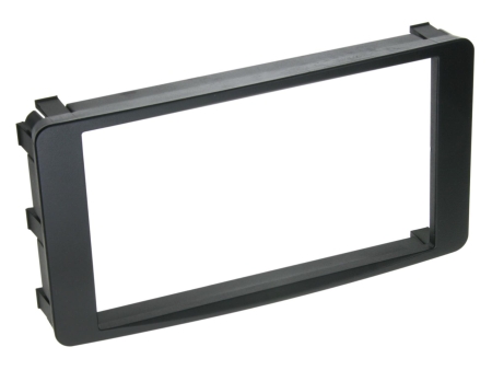 Monteringsramme 2-DIN Mitsubishi Lancer/Outlander, sort i gruppen Bilstereo / Hvad passer i min bil / Mitsubishi / Outlander / Outlander 2007-2013 hos BRL (70028120003)