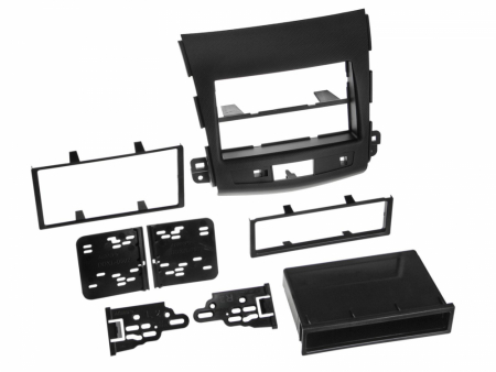 Monteringsram 1/2-DIN Mitsubishi Outlander 2007-2013 i gruppen Bilstereo / Hvad passer i min bil / Mitsubishi / Outlander / Outlander 2007-2013 hos BRL Electronics (70028120004)