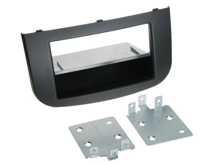 Monteringsramme 2-DIN med opbevaringsrum, Mitsubishi Colt 2008-2012, sort i gruppen Bilstereo / Hvad passer i min bil / Mitsubishi / Colt / Colt 2009-2012 hos BRL (70028120008)